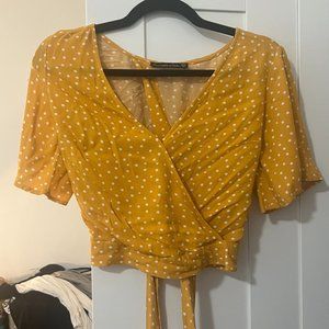 Abercrombie and Fitch Wrap Top
